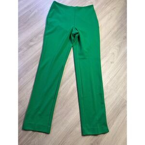 Premise Green Straight Leg Pull On Dress Pants Womens Size 6